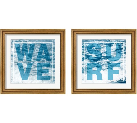 Surf & Wave 2 Piece Framed Art Print Set by Emily Navas