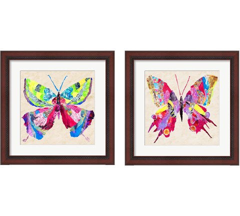 Brilliant Butterfly 2 Piece Framed Art Print Set by Gina Ritter