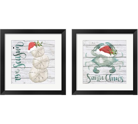 Tis the Seasun 2 Piece Framed Art Print Set by Jennifer Parker