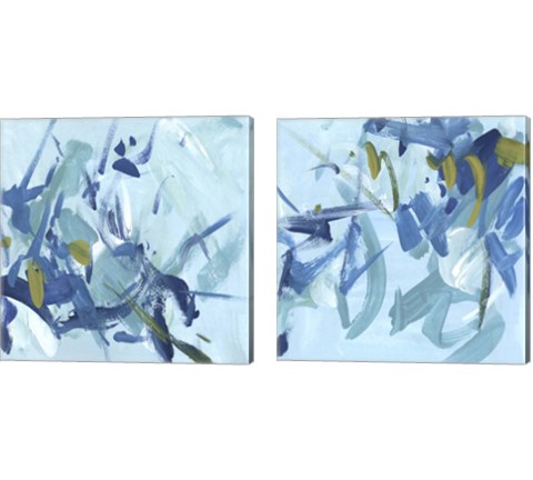 Into the Blue 2 Piece Canvas Print Set by Melissa Wang