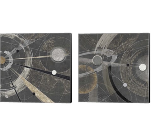 Orbitale  2 Piece Canvas Print Set by Arturo Armenti