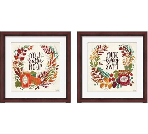 Spread the Love 2 Piece Framed Art Print Set by Janelle Penner