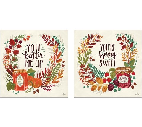 Spread the Love 2 Piece Art Print Set by Janelle Penner