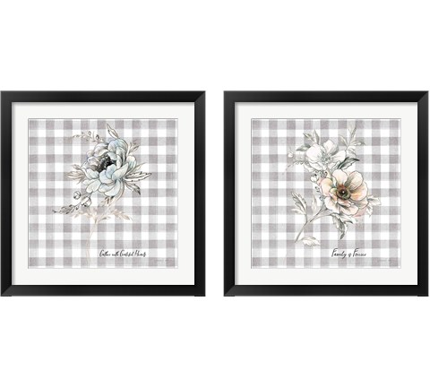 Sketchbook Garden Checker 2 Piece Framed Art Print Set by Danhui Nai
