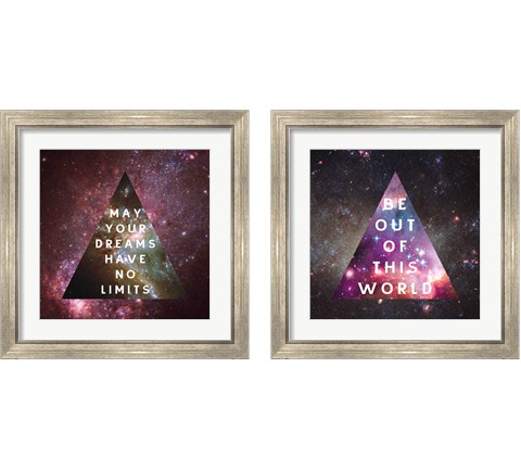Out of this World  2 Piece Framed Art Print Set by Wild Apple Portfolio