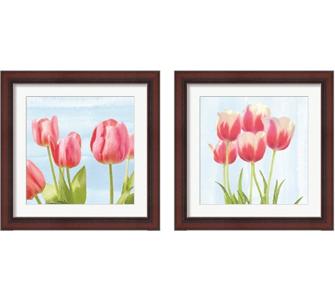 Fresh Spring Tulips 2 Piece Framed Art Print Set by Bluebird Barn