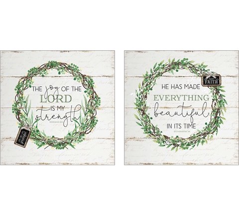 He Has Made Everything Beautiful 2 Piece Art Print Set by Jennifer Pugh