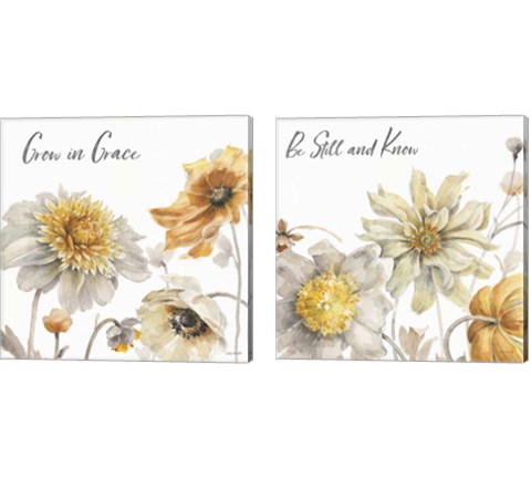 Fields of Gold 2 Piece Canvas Print Set by Lisa Audit