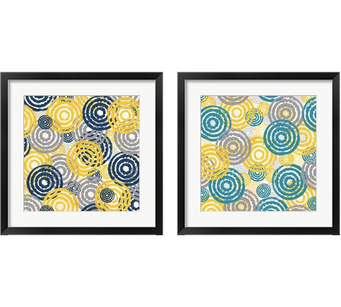 New Circles 2 Piece Framed Art Print Set by Alicia Soave