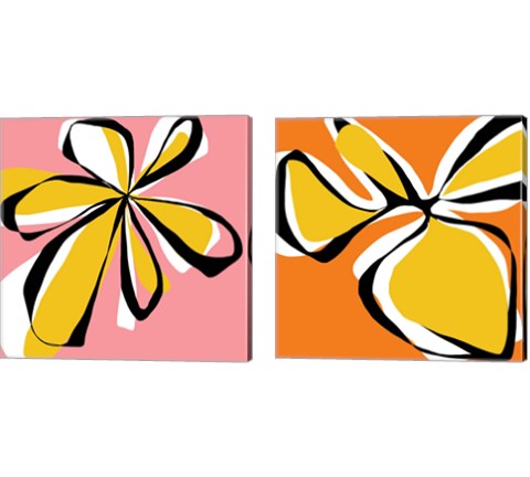Oh So Pretty 2 Piece Canvas Print Set by Jan Weiss