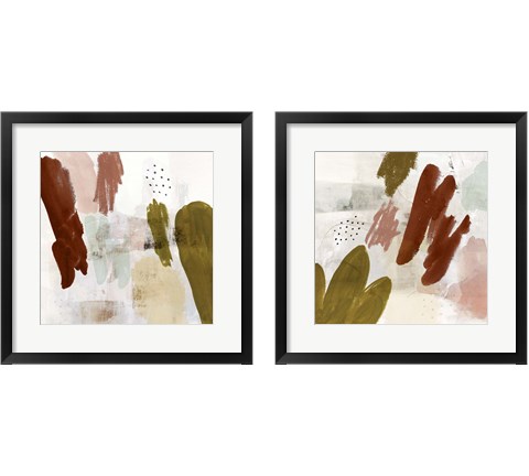 Soft Solace 2 Piece Framed Art Print Set by Victoria Borges
