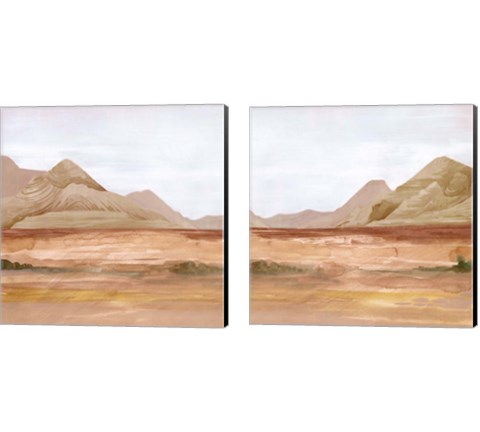 Desert Formation 2 Piece Canvas Print Set by Jennifer Parker