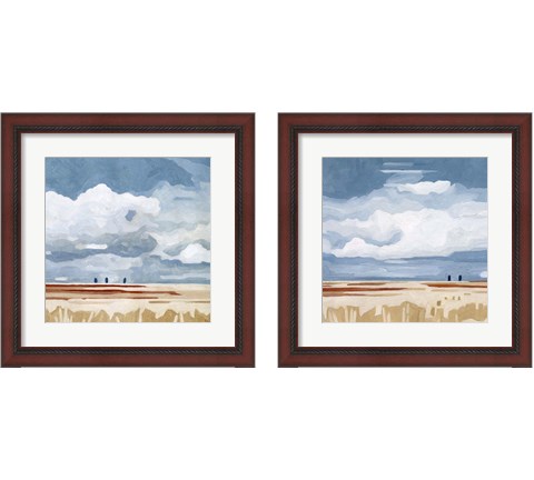 Prairie Landscape 2 Piece Framed Art Print Set by Emma Scarvey