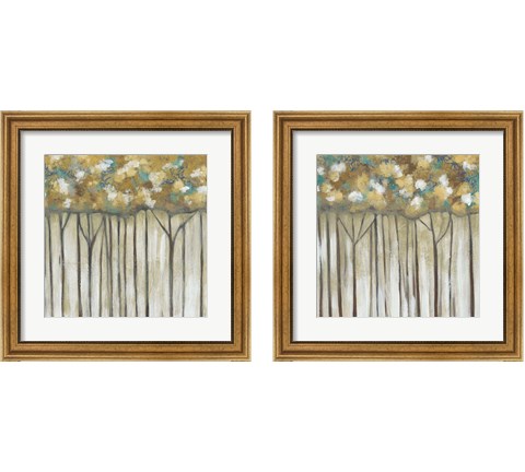 Golden Canopy 2 Piece Framed Art Print Set by Chariklia Zarris
