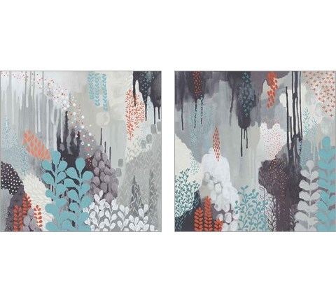 Gray Forest 2 Piece Art Print Set by Kathy Ferguson