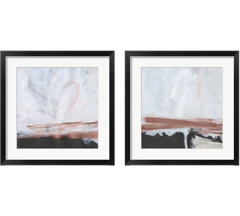 Tundra Sunset 2 Piece Framed Art Print Set by Jennifer Parker