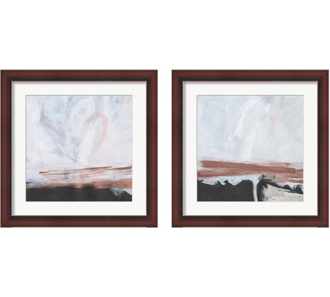 Tundra Sunset 2 Piece Framed Art Print Set by Jennifer Parker