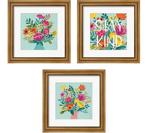 Romantic Luxe 3 Piece Framed Art Print Set by Janelle Penner