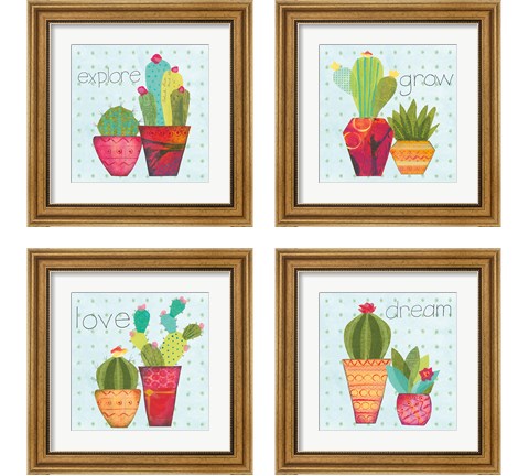Southwest Cactus 4 Piece Framed Art Print Set by Courtney Prahl