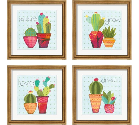 Southwest Cactus 4 Piece Framed Art Print Set by Courtney Prahl