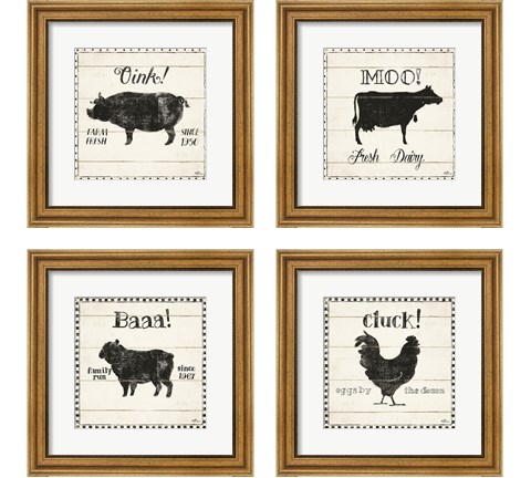 Country Thoughts 4 Piece Framed Art Print Set by Janelle Penner