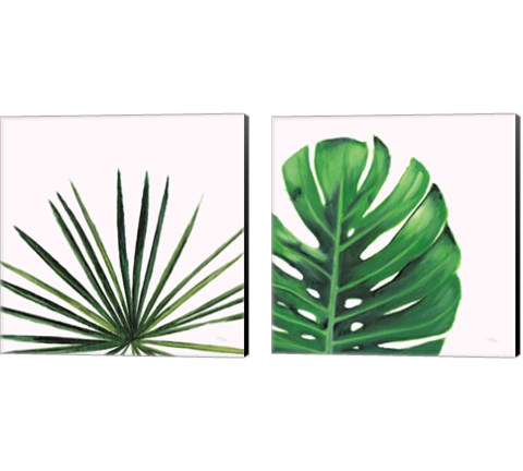 Statement Palms 2 Piece Canvas Print Set by Wellington Studio