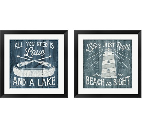 Up North 2 Piece Framed Art Print Set by Laura Marshall