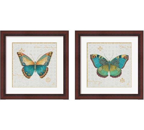 Bohemian Wings Butterfly 2 Piece Framed Art Print Set by Daphne Brissonnet
