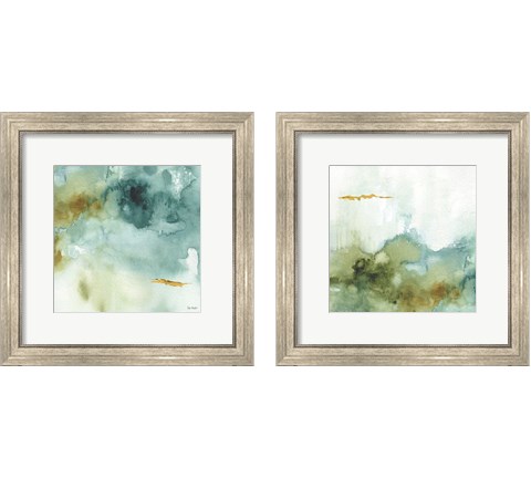 My Greenhouse Abstract 2 Piece Framed Art Print Set by Lisa Audit