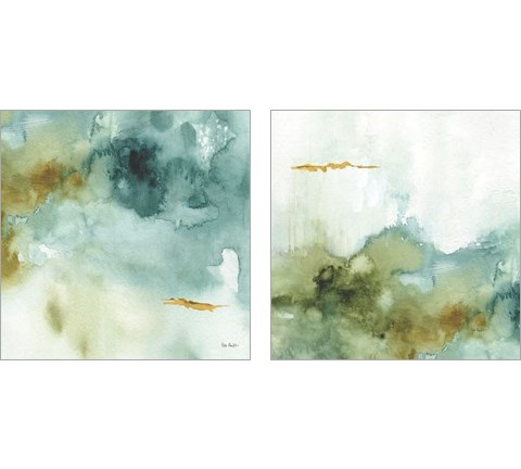 My Greenhouse Abstract 2 Piece Art Print Set by Lisa Audit