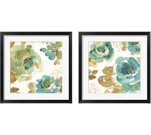 My Greenhouse Roses 2 Piece Framed Art Print Set by Lisa Audit