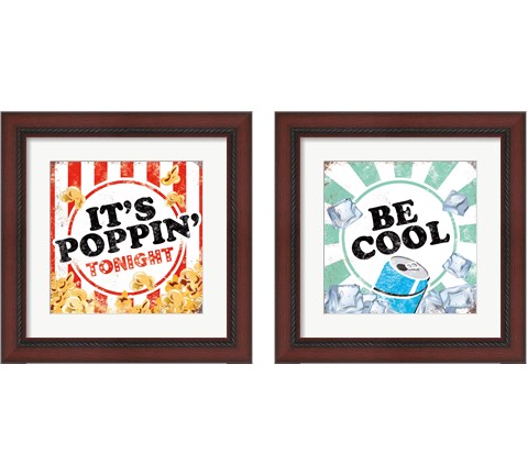 Poppin' & Cool 2 Piece Framed Art Print Set by J.J. Brando
