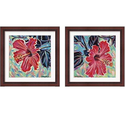 Hawaiian Beauty 2 Piece Framed Art Print Set by Carolee Vitaletti
