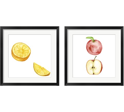 Love Me Fruit 2 Piece Framed Art Print Set by Melissa Wang