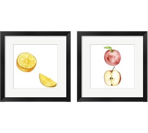 Love Me Fruit 2 Piece Framed Art Print Set by Melissa Wang
