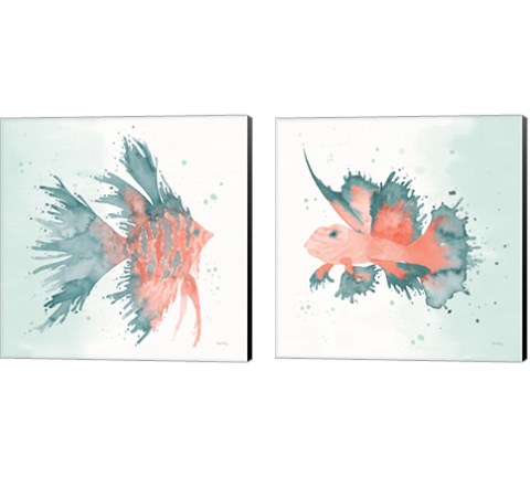 Splash 2 Piece Canvas Print Set by Wild Apple Portfolio