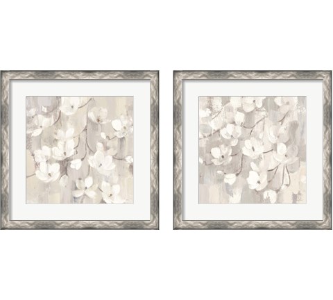 Magnolias in Spring 2 Piece Framed Art Print Set by Albena Hristova