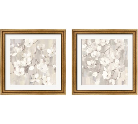 Magnolias in Spring 2 Piece Framed Art Print Set by Albena Hristova