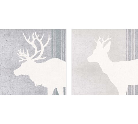 Woodland Animal 2 Piece Art Print Set by Wild Apple Portfolio