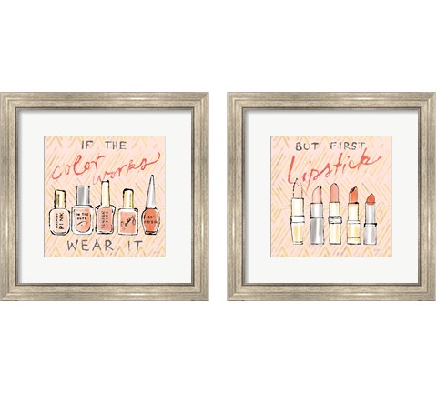 Geo Beauty and Sass 2 Piece Framed Art Print Set by Sue Schlabach