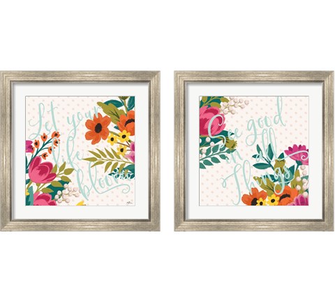 Romantic Luxe 2 Piece Framed Art Print Set by Janelle Penner