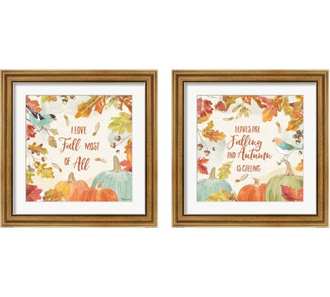 Falling for Fall 2 Piece Framed Art Print Set by Beth Grove