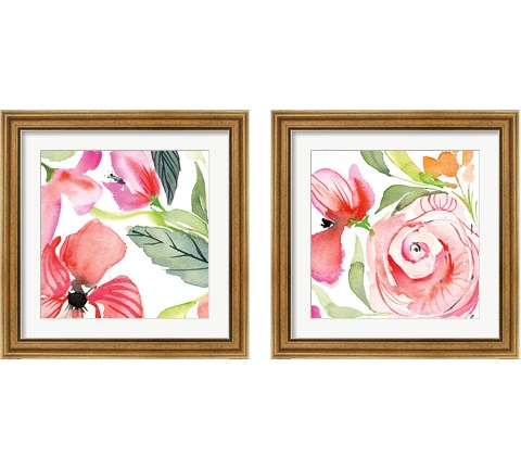 Bloom to Remember  2 Piece Framed Art Print Set by Kristy Rice