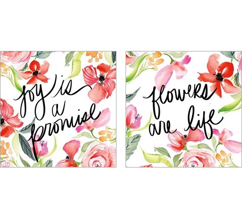 Bloom to Remember 2 Piece Art Print Set by Kristy Rice