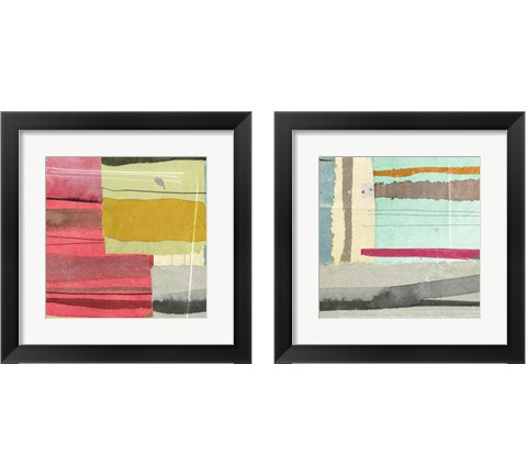 Straight Away  2 Piece Framed Art Print Set by Viola Bertel