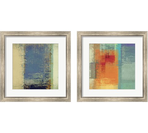 Rainbow Segment 2 Piece Framed Art Print Set by Ruggero Falcone