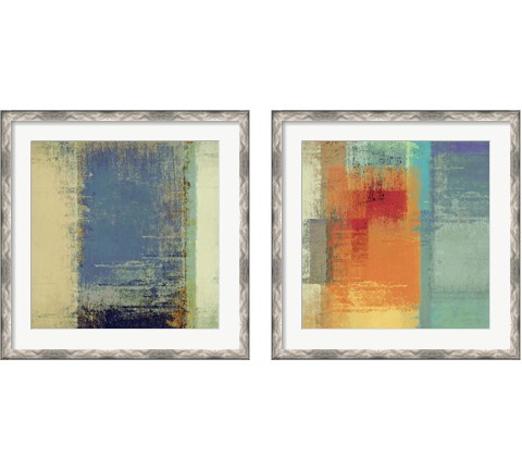 Rainbow Segment 2 Piece Framed Art Print Set by Ruggero Falcone