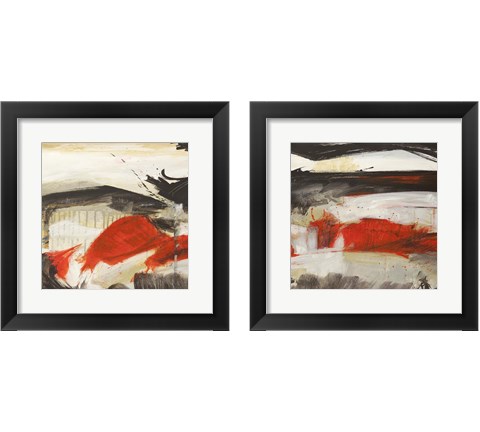 Primal Intersection 2 Piece Framed Art Print Set by Jim Stone