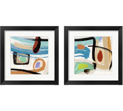 Aventure  2 Piece Framed Art Print Set by Teo Vals Perelli