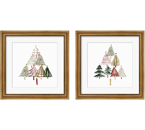 Pine Trees 2 Piece Framed Art Print Set by Isabelle Z